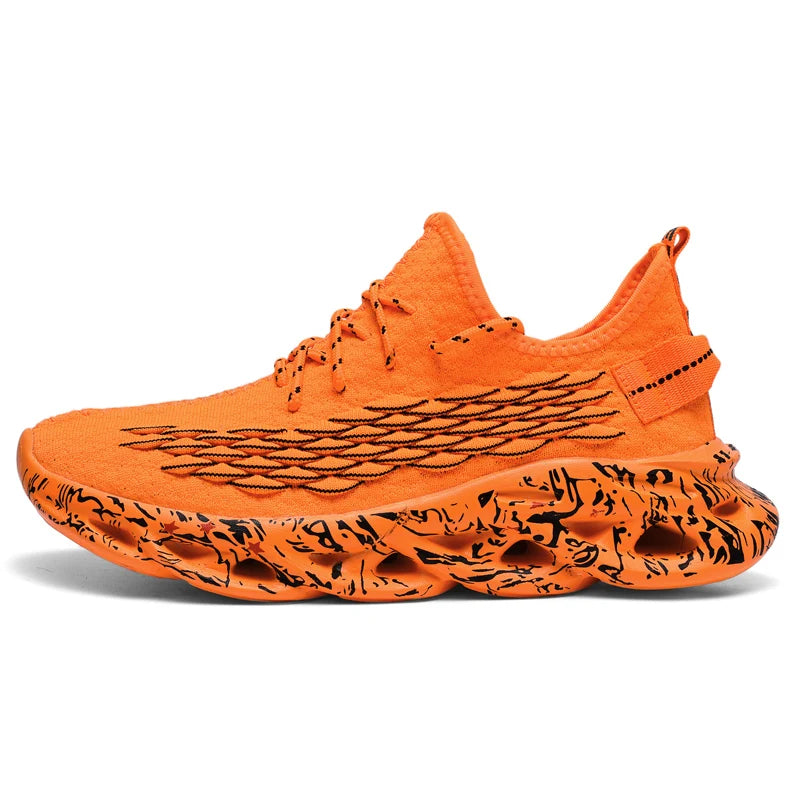 Men's Breathable Flyknit Luxury Casual Sneakers – Lightweight Fashion Trainers