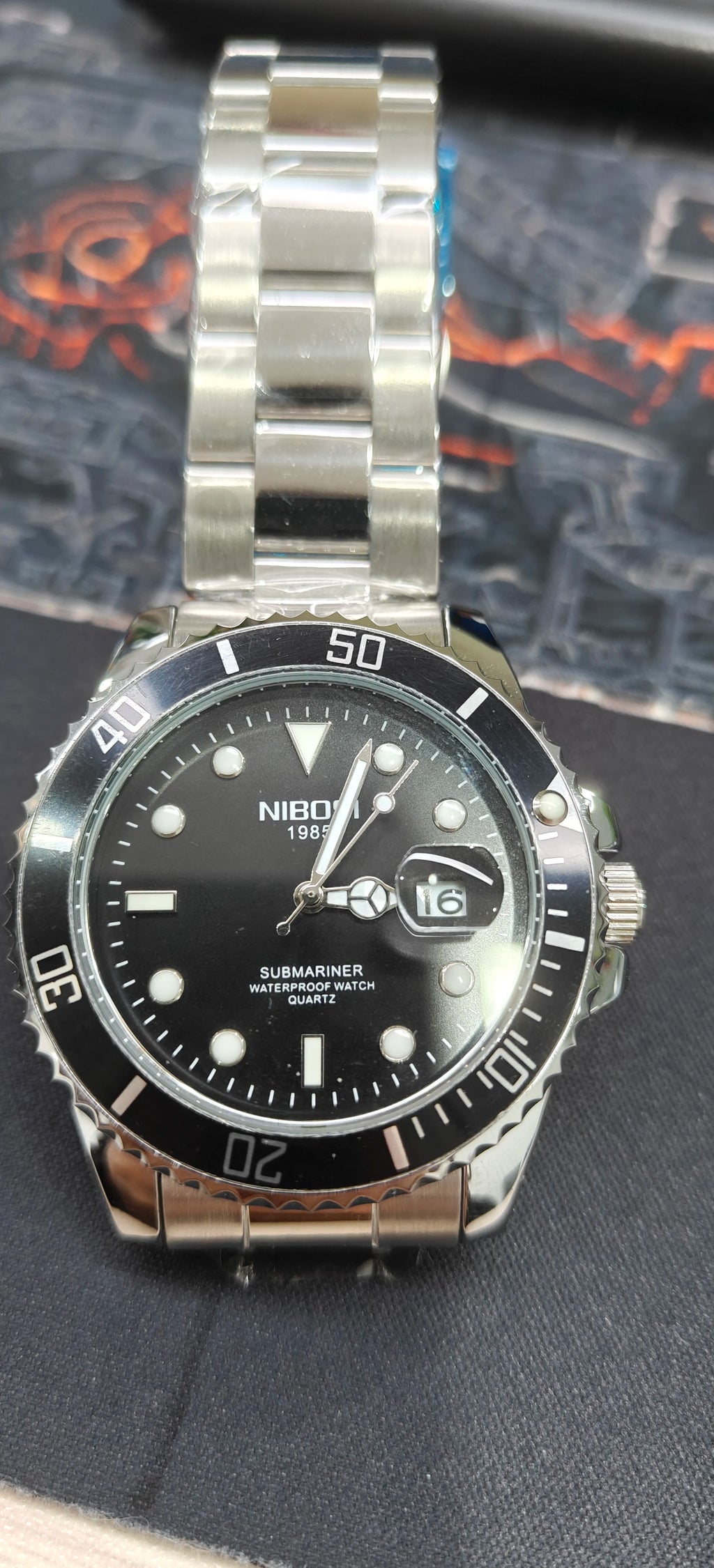 NIBOSI Men's Luxury Quartz Watch – Waterproof Stainless Steel