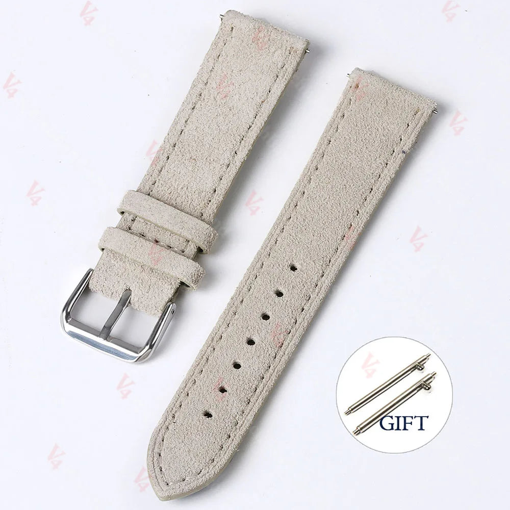 Leather Quick-Release Watch Strap