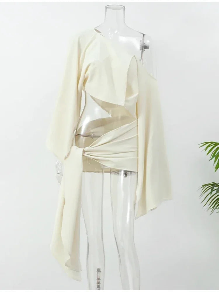 Women Solid Color Shawl Tops Mini Knot Skirt Suit Cotton Linen Comfort Skirts Set 2026 Spring Summer Lady Beach Holiday Outfit