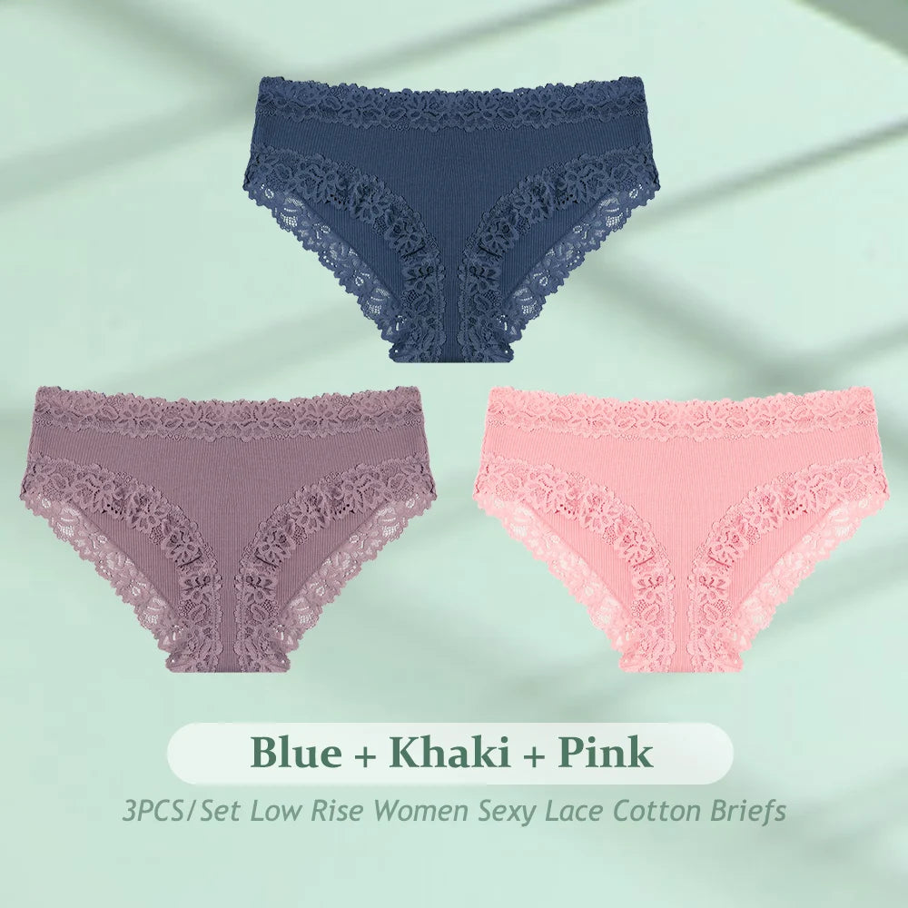 Women's Cotton Seamless Briefs – 3-Pack