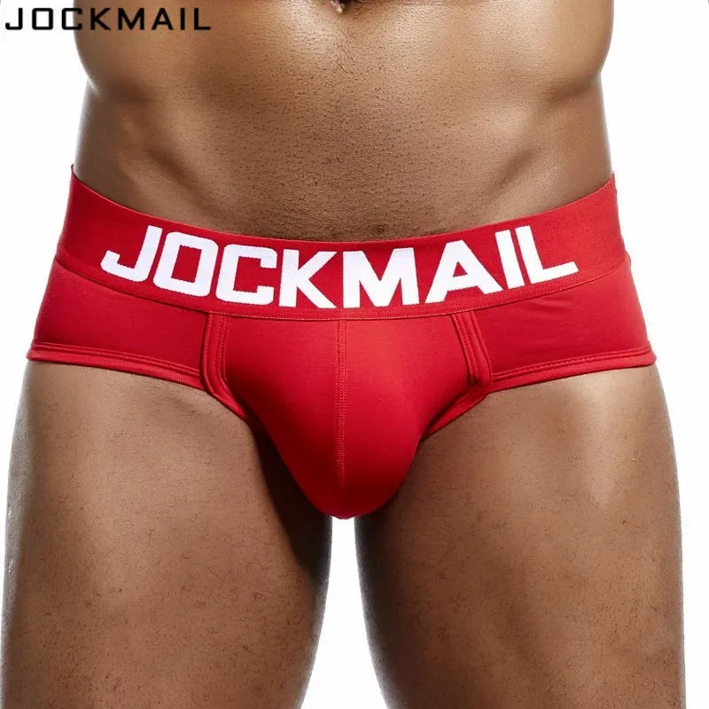 JOCKMAIL Men's Cotton Briefs – Breathable Everyday Underwear