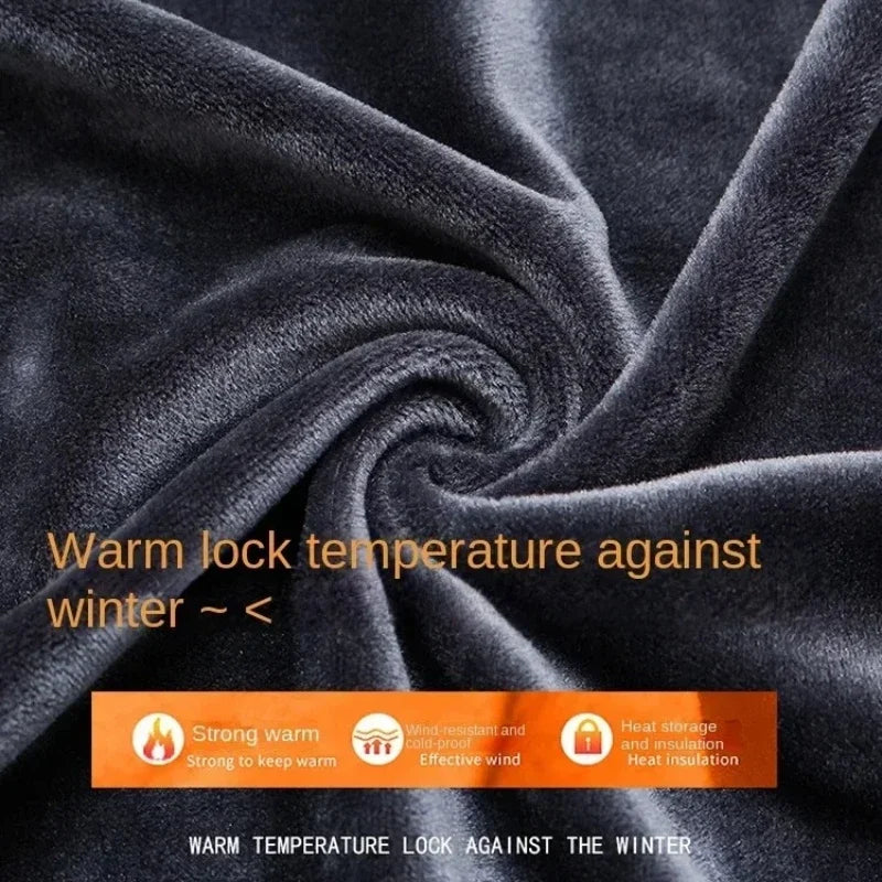 Men's Fleece-Lined Straight Jeans – Warm Winter Denim