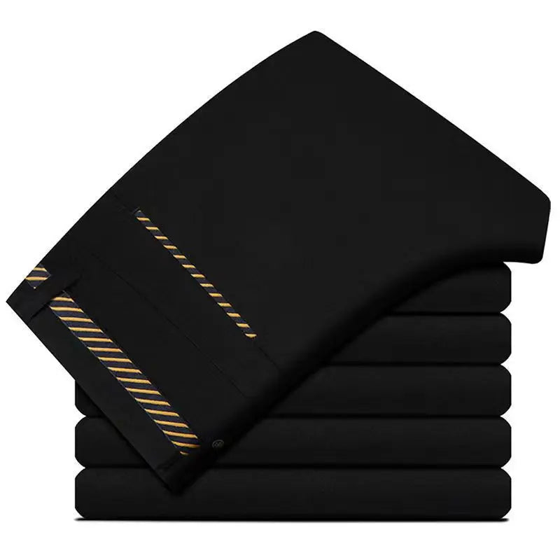 Men's Flat-Front Dress Pants