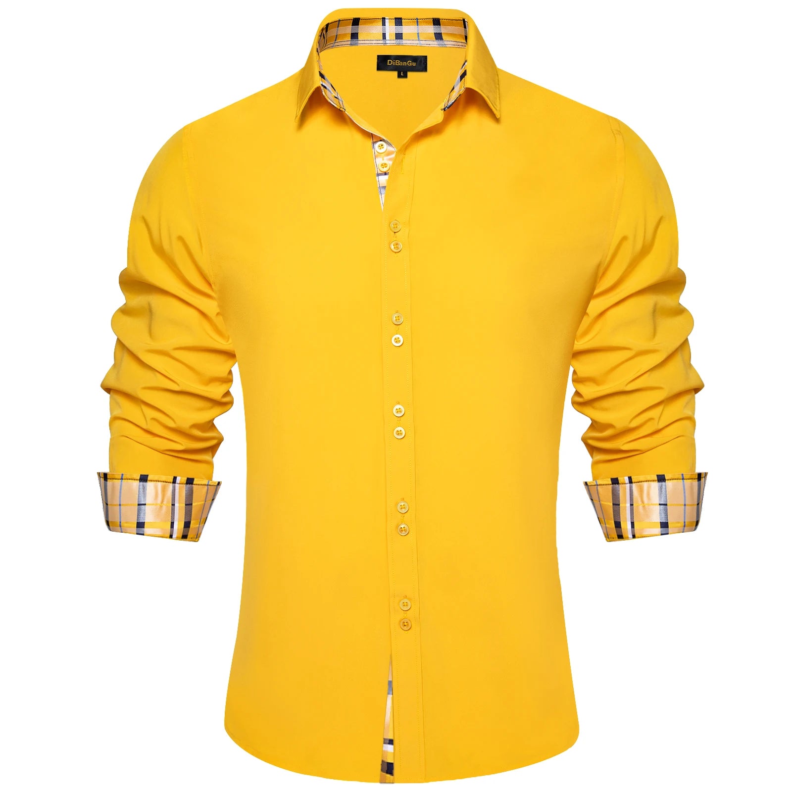 Men's Polyester Cotton Solid Black Shirts Long Sleeve Blue Paisley Patchwork Social Casual Dress Shirt Elegant Men Clothing
