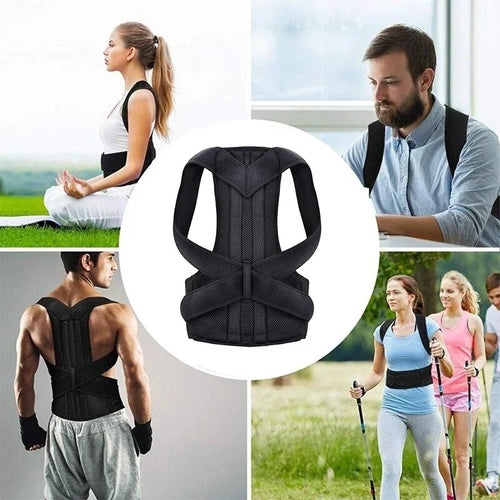 Adjustable Back Support Posture Corrector — Lumbar & Spine Brace