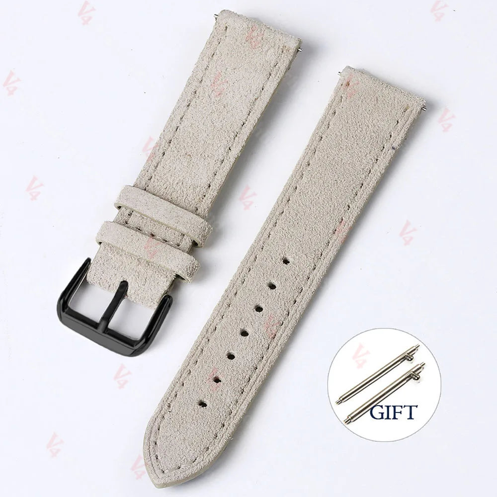 Leather Quick-Release Watch Strap