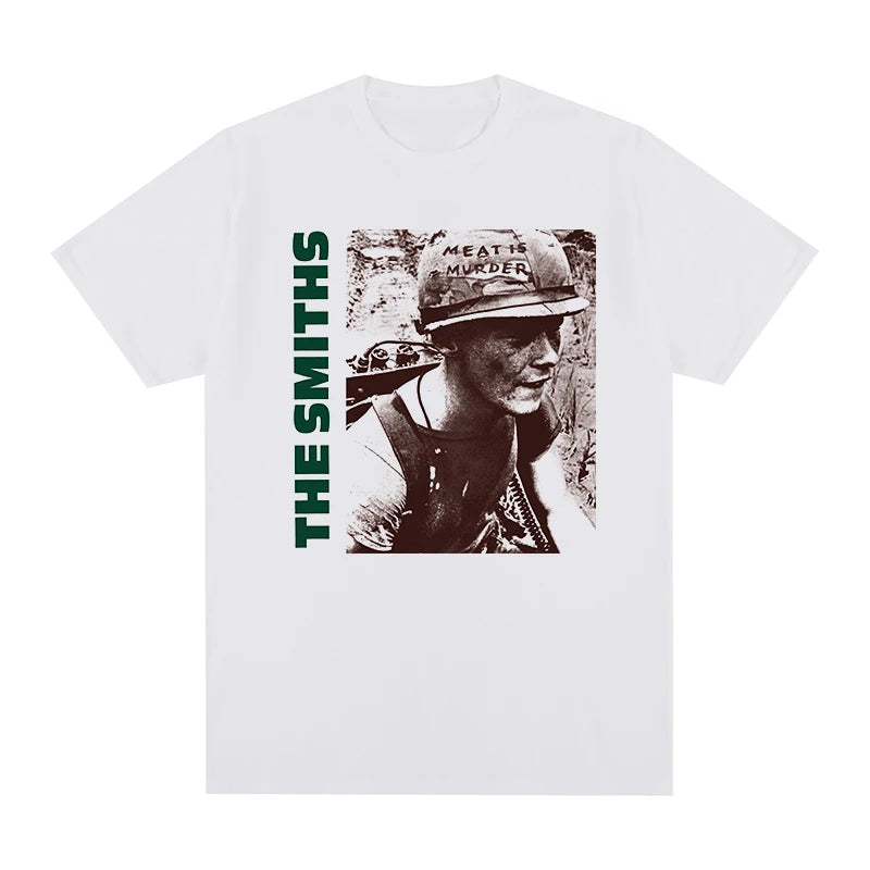 The Smiths Vintage Band T-Shirt — Meat Is Murder 1985 Punk Rock Graphic Tee
