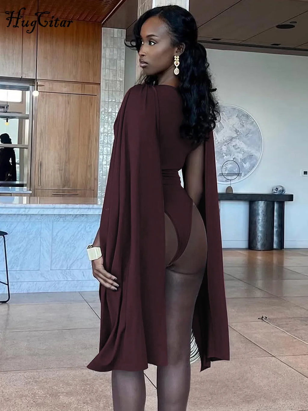 Women's Ruched Bodycon High Waist Playsuit – Slim Fit Sexy Club Romper