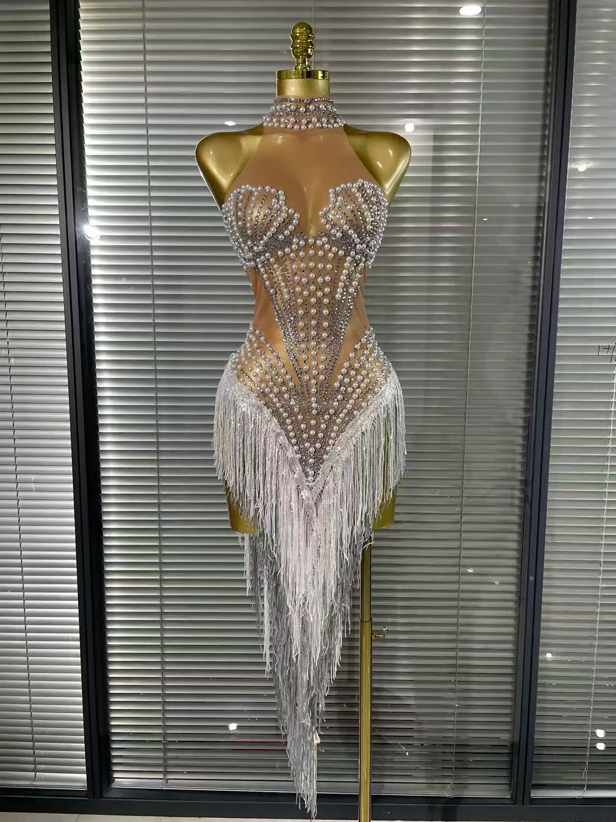 Women's Sequin Bodycon Midi Dress