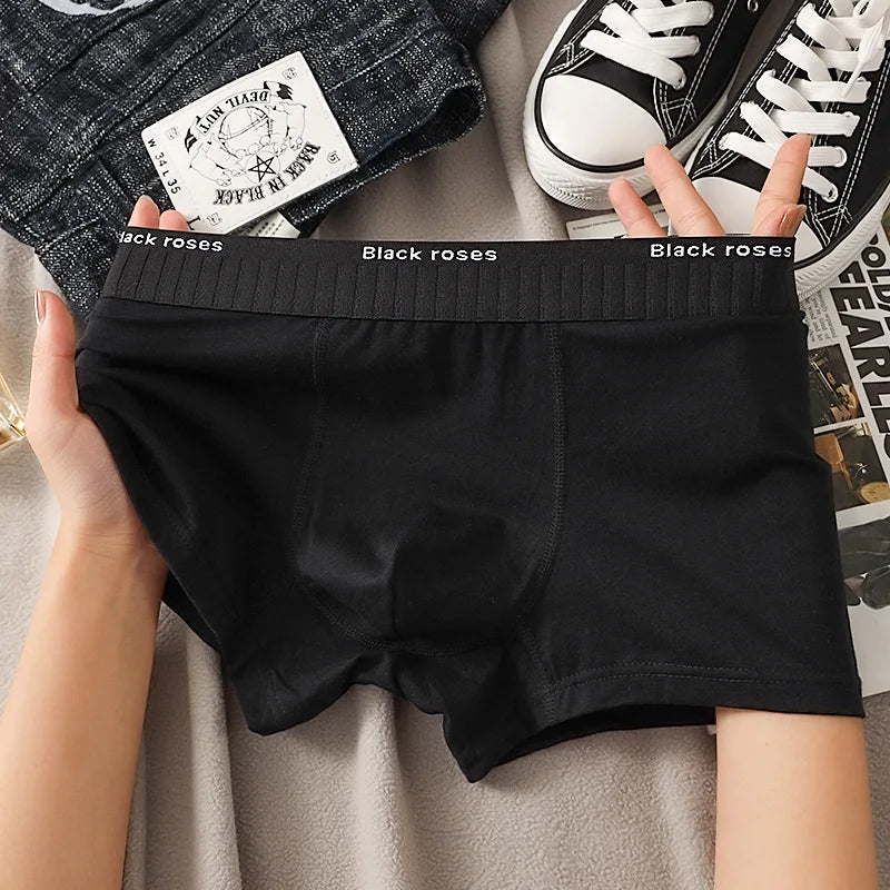 EXILIENS Men's Cotton Boxer Shorts | Breathable Solid Underwear | 10 Colors | L–XXXL
