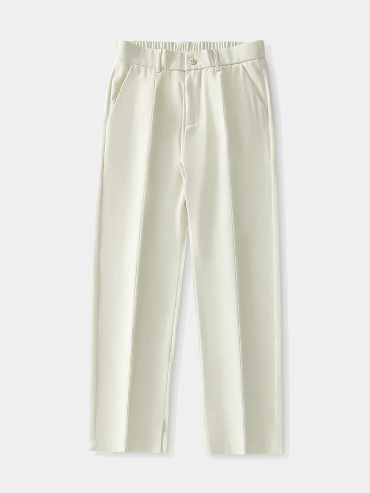 Men's Wide Leg Drape Pants – Korean Loose Fit Summer Trousers