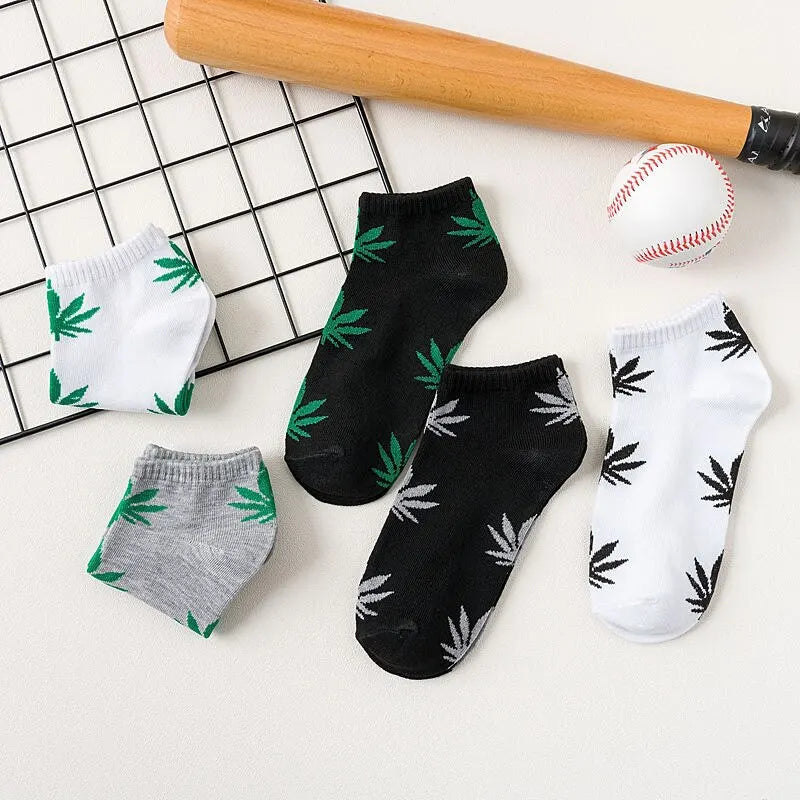 Men's Maple Leaf Ankle Socks – Pack of 5