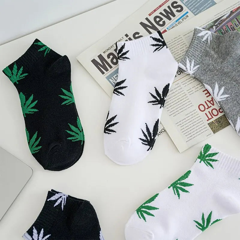 Men's Maple Leaf Ankle Socks – Pack of 5