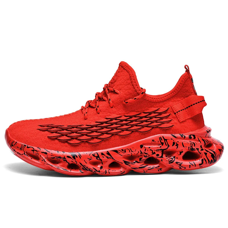 Men's Breathable Flyknit Luxury Casual Sneakers – Lightweight Fashion Trainers