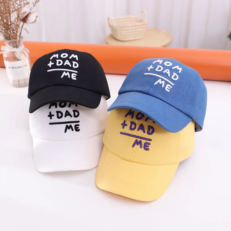 Kids Letter Embroidery Baseball Cap | Adjustable Toddler Snapback Hat