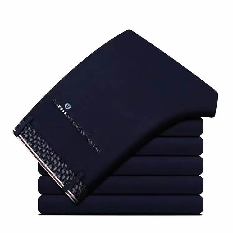 Men's Flat-Front Dress Pants