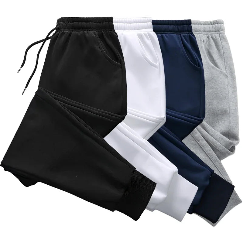 Men's Tapered Jogger Sweatpants – Drawstring Ankle Pants, All Seasons