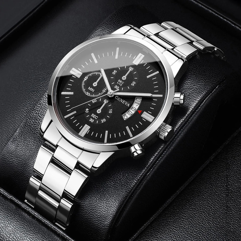 Men's Luxury Business Quartz Watch | Fashion Calendar Wristwatch