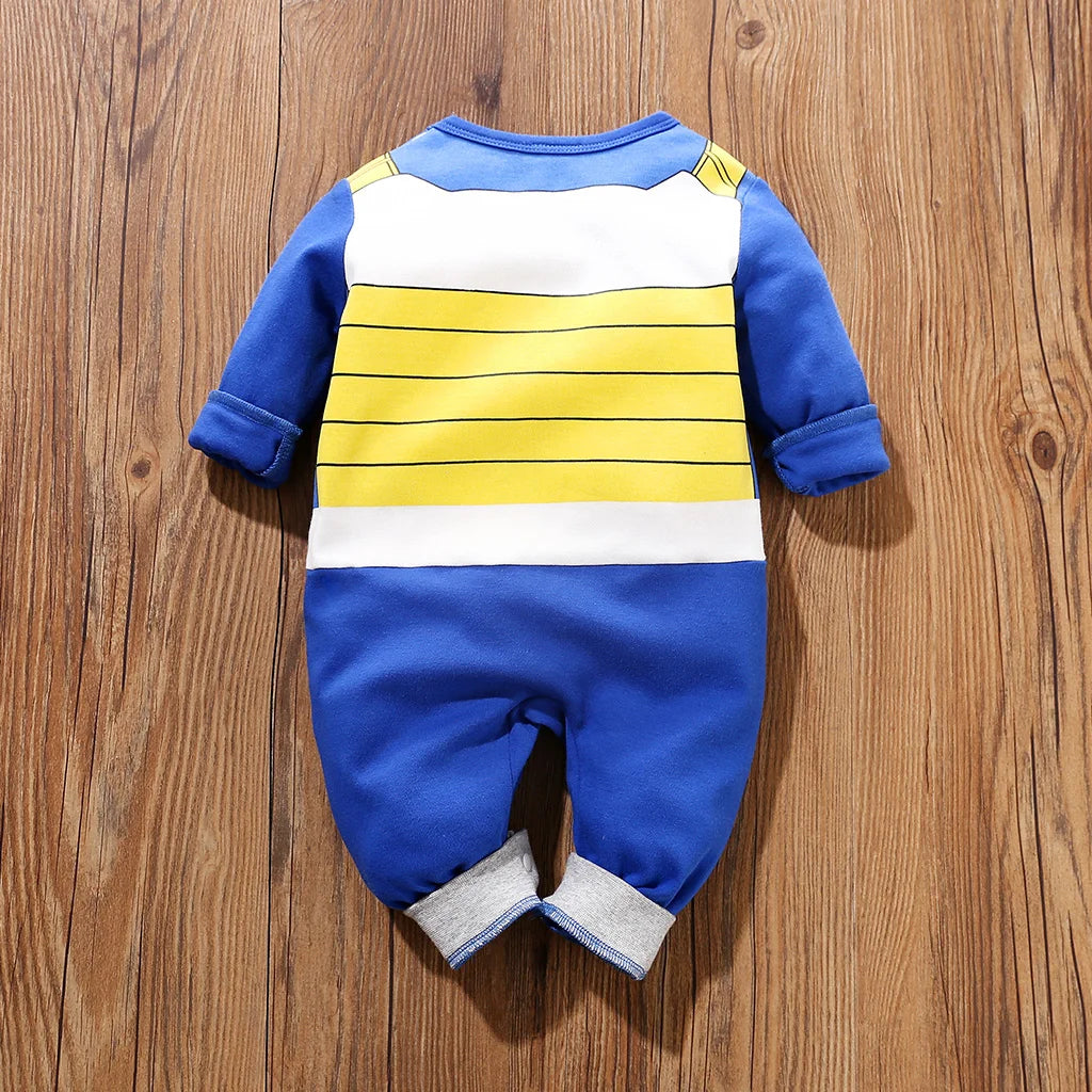 Baby Cotton Long Sleeve Romper One-Piece – Soft Knit Bodysuit for 0–18 Months