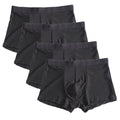 Men's Bamboo Fiber Boxer Shorts 4-Pack | Breathable Quick-Dry Underwear | 11 Colors | XL–7XL