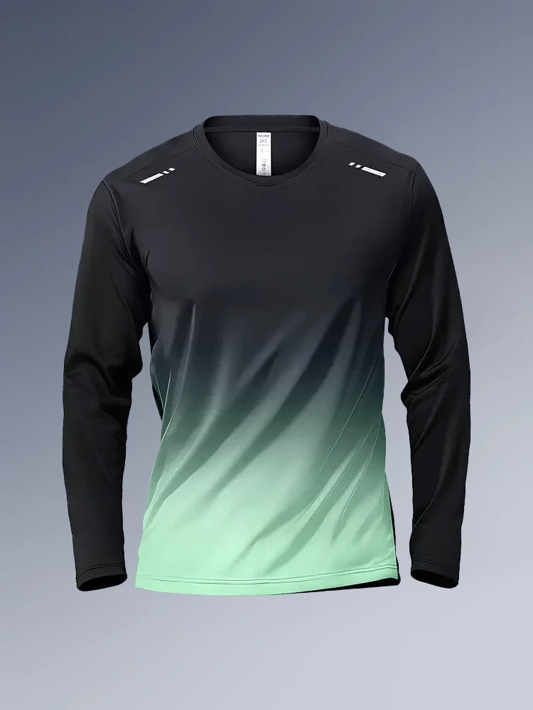 Men's 3D-Print Long-Sleeve T-Shirt