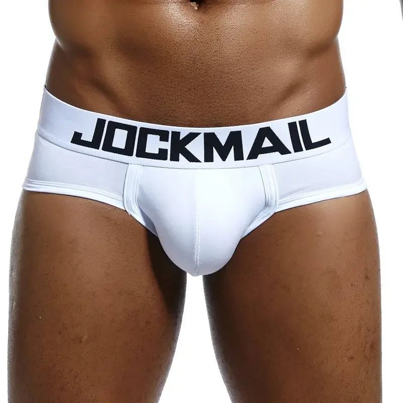 JOCKMAIL Men's Cotton Briefs – Breathable Everyday Underwear