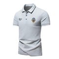 Men's Embroidered Polo Shirt — Luxury Casual Short Sleeve