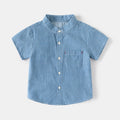 Boys Denim Shirts Fashion Toddler Kids Jeans Tops Children's Clothing Summer