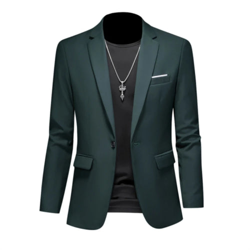 15-color boutique fashion suit 6XL men's slim groom wedding suit jacket business office suit casual solid color suit jacket