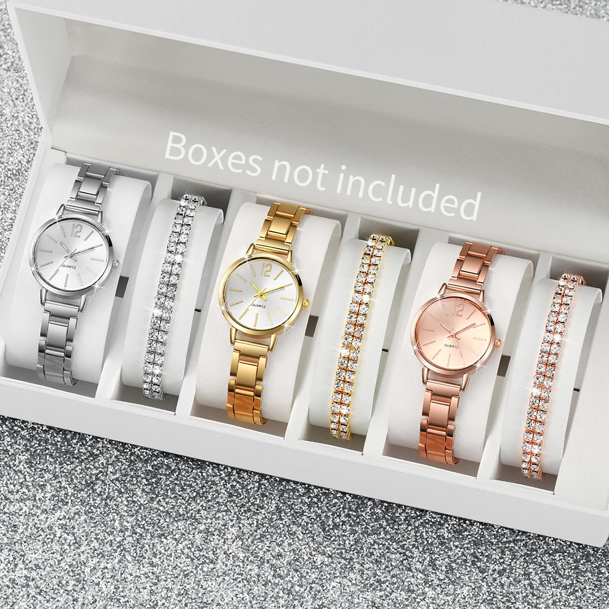 Women's Watch & Bracelet Set