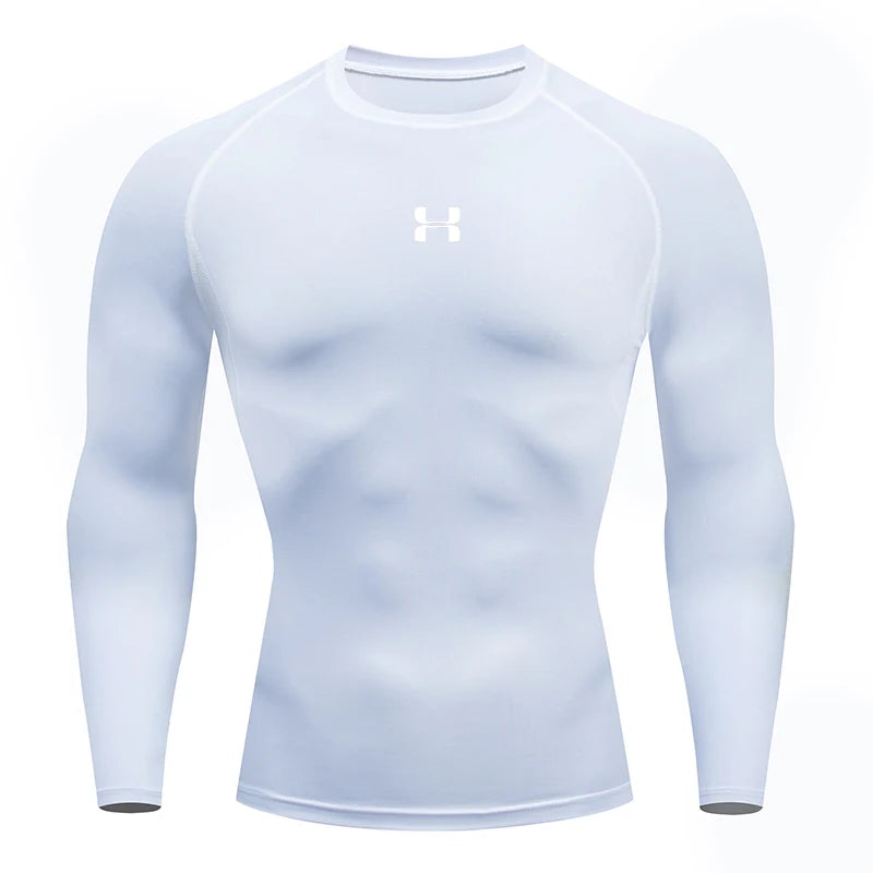 Men's Compression Long Sleeve Sport Shirt — Gym & Running