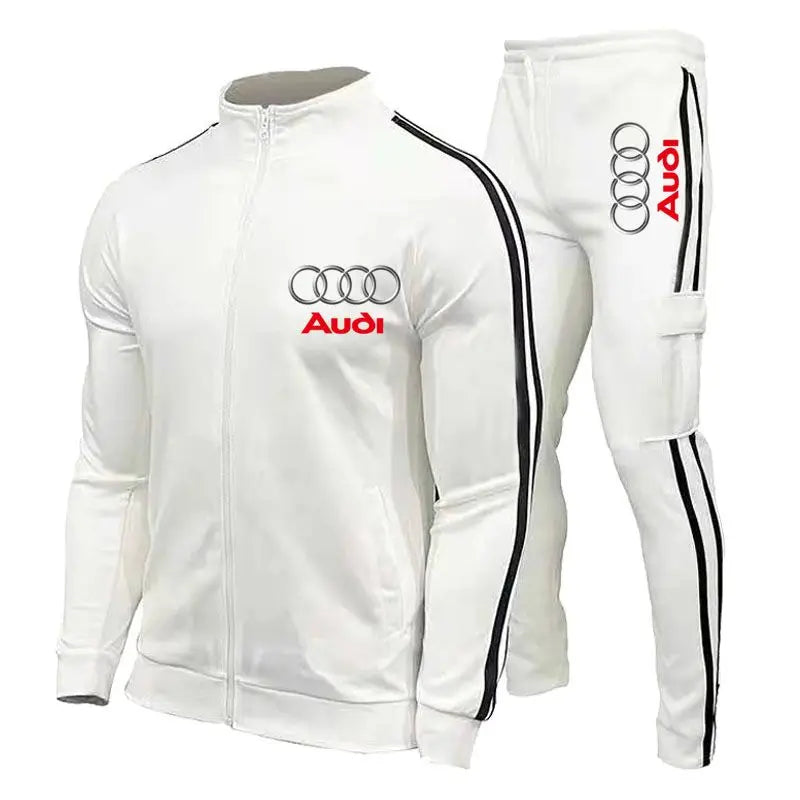 Men's Zip-Up Motorsport Hoodie Jacket — Quick-Dry Cycling & Racing Suit | M–XXXL