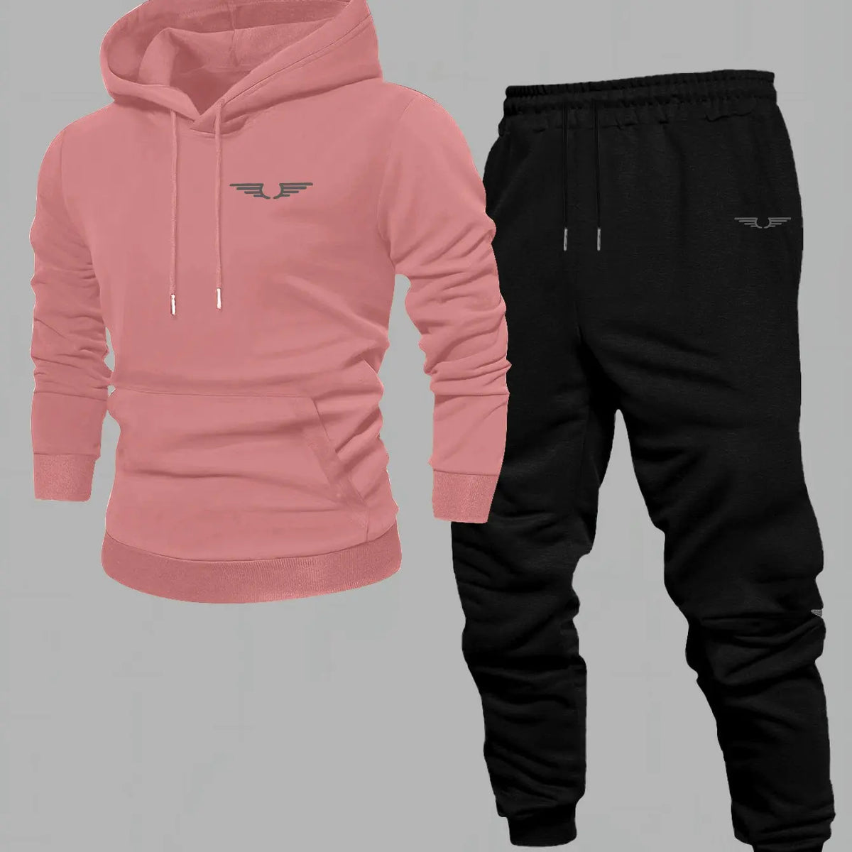 Men's Graphic Print Hoodie Co-ord Set – Fleece Pullover Sweatshirt & Jogger | American Streetwear (S–XXXL)