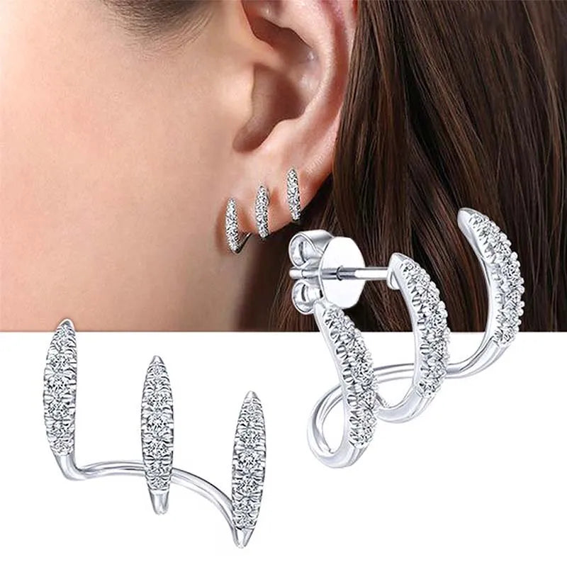 Women's CZ Stud Earrings