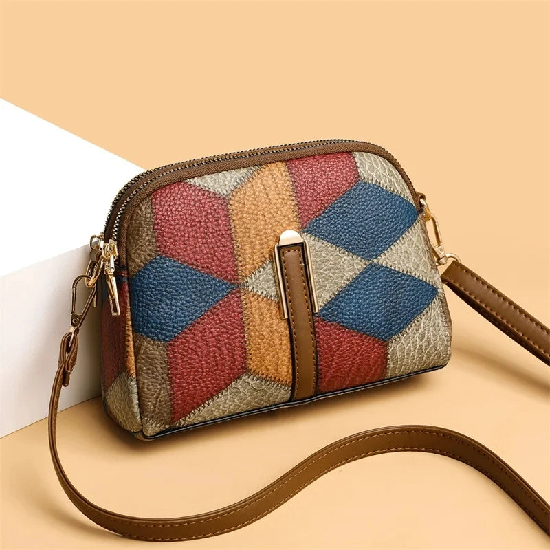 Women's Luxury Plaid Shoulder Bag — Designer Tote Handbag