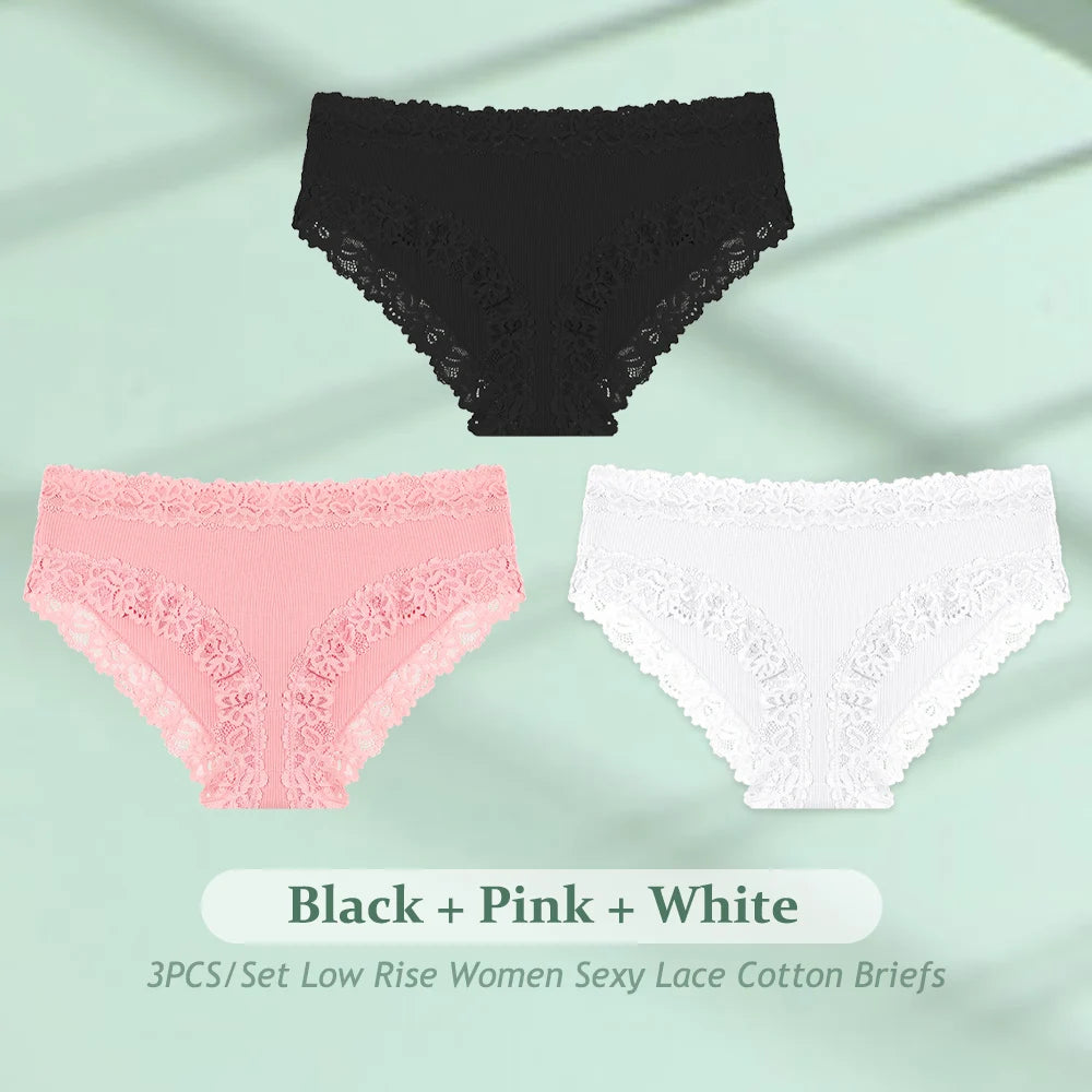 Women's Cotton Seamless Briefs – 3-Pack