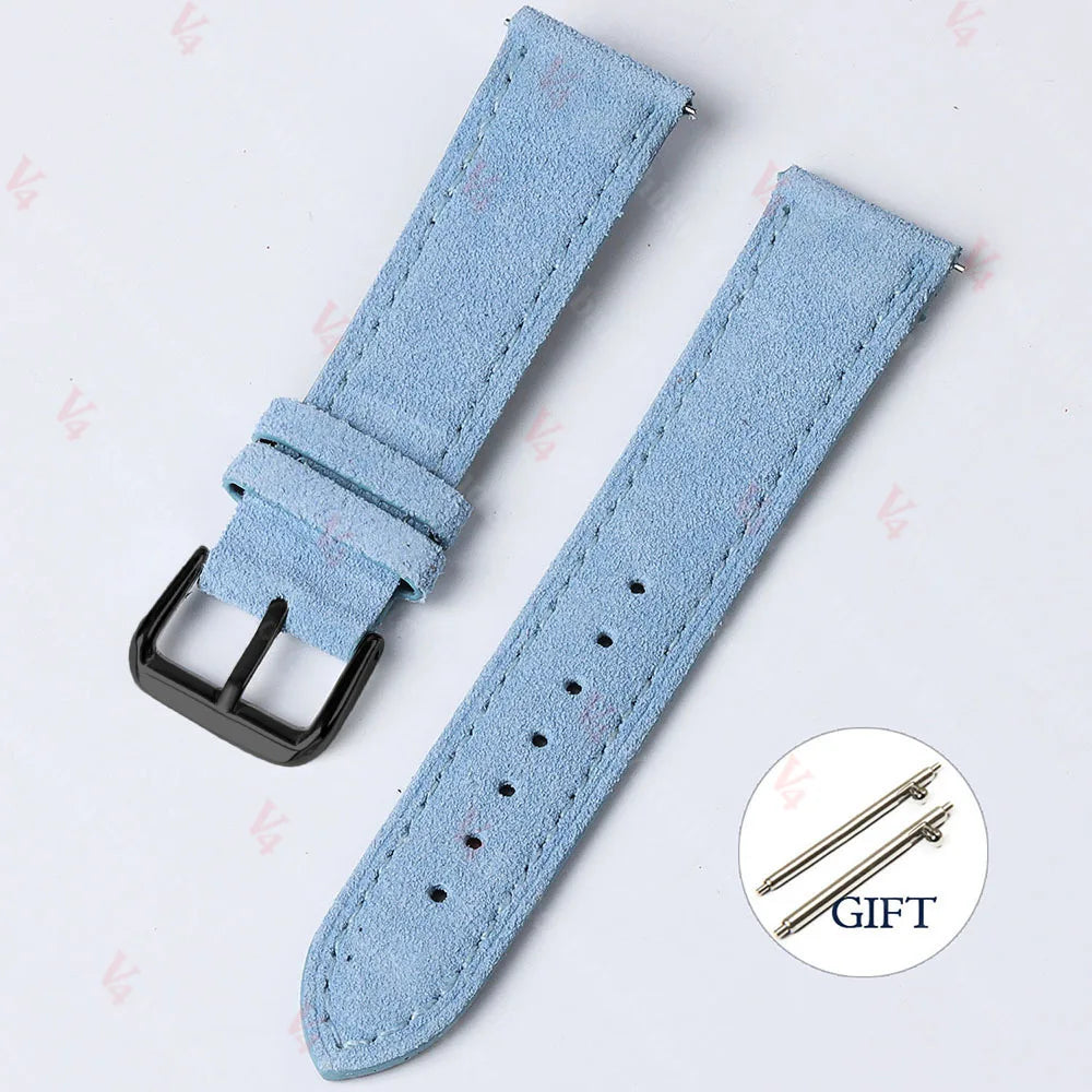 Leather Quick-Release Watch Strap