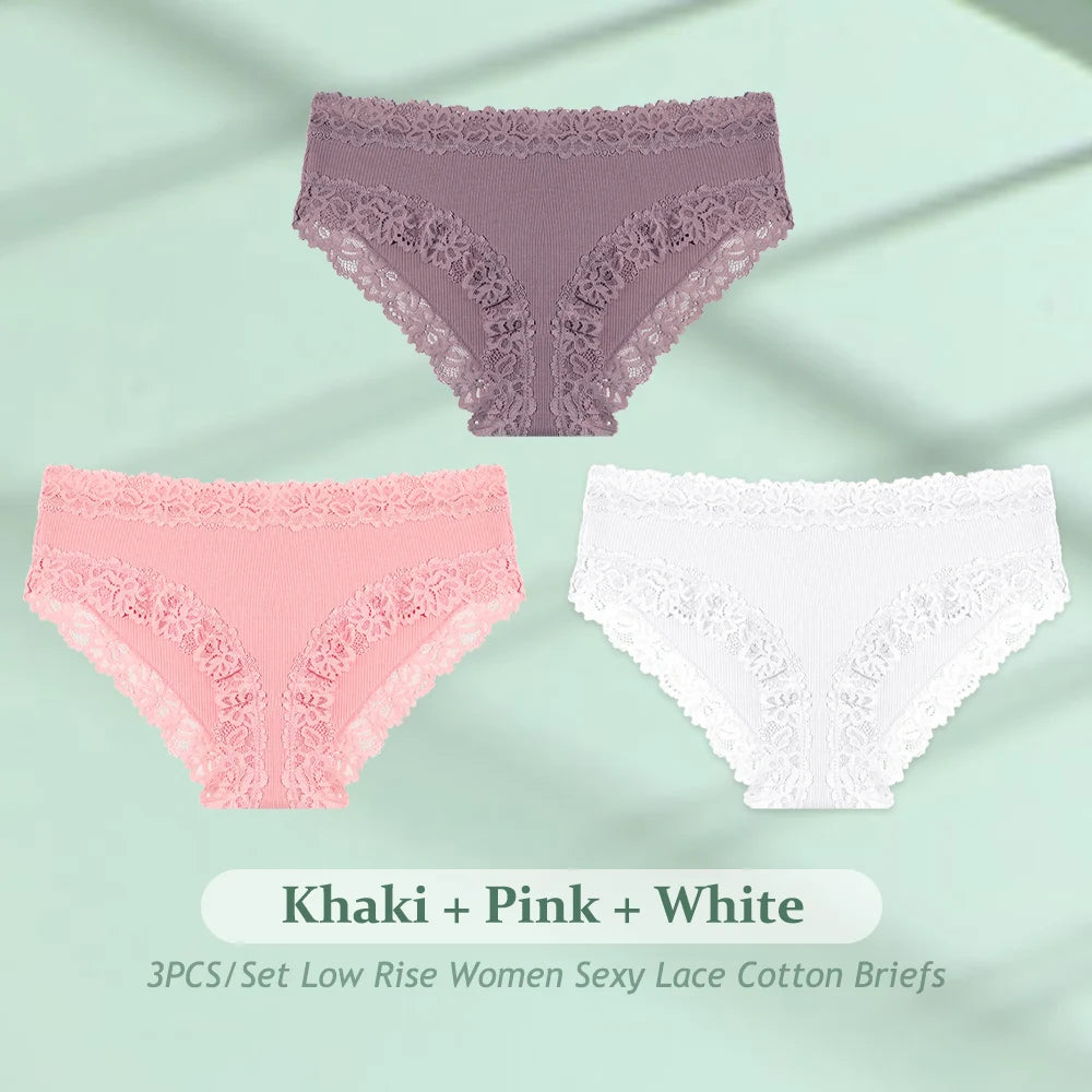 Women's Cotton Seamless Briefs – 3-Pack