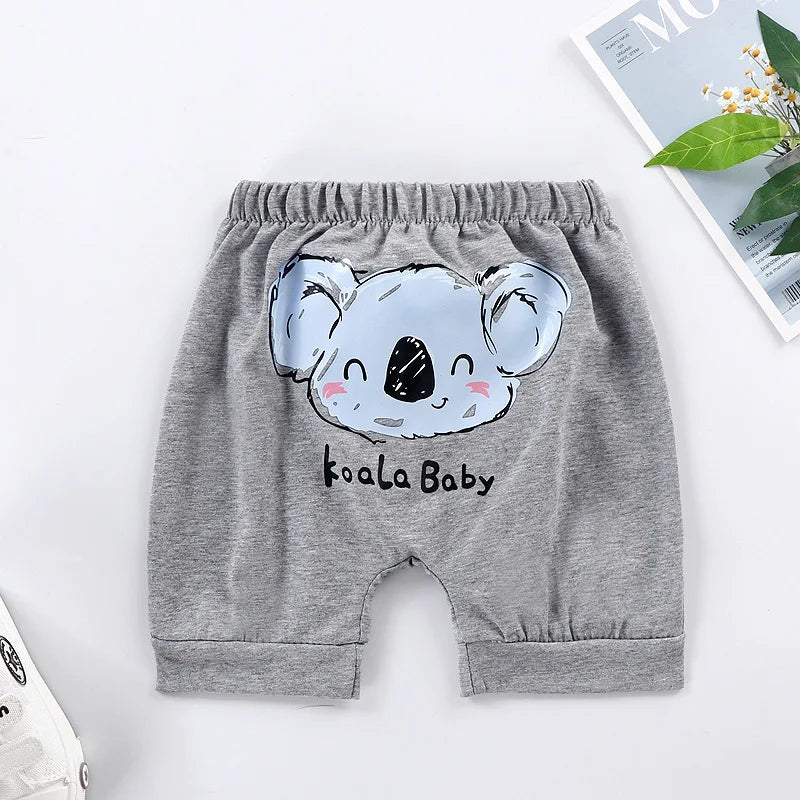 1pcs Summer Kids Shorts Boys Short Pants Girls Baby Cute Cartoon Casual Pant Children Short PP Pant  Sport Clothing Outwear