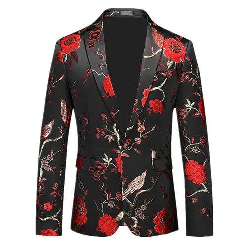2026 New Men's Dark Brown Suit Jacket, Wedding Business Dress Coat, Slim Blazers, Costume, Asian Size, M-5XL, 6XL
