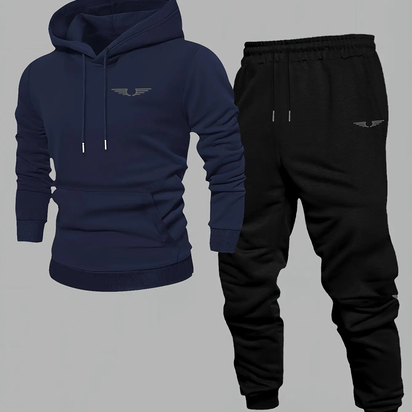 Men's Graphic Print Hoodie Co-ord Set – Fleece Pullover Sweatshirt & Jogger | American Streetwear (S–XXXL)