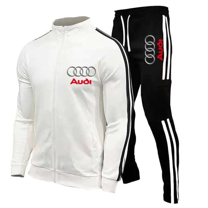 Men's Zip-Up Motorsport Hoodie Jacket — Quick-Dry Cycling & Racing Suit | M–XXXL