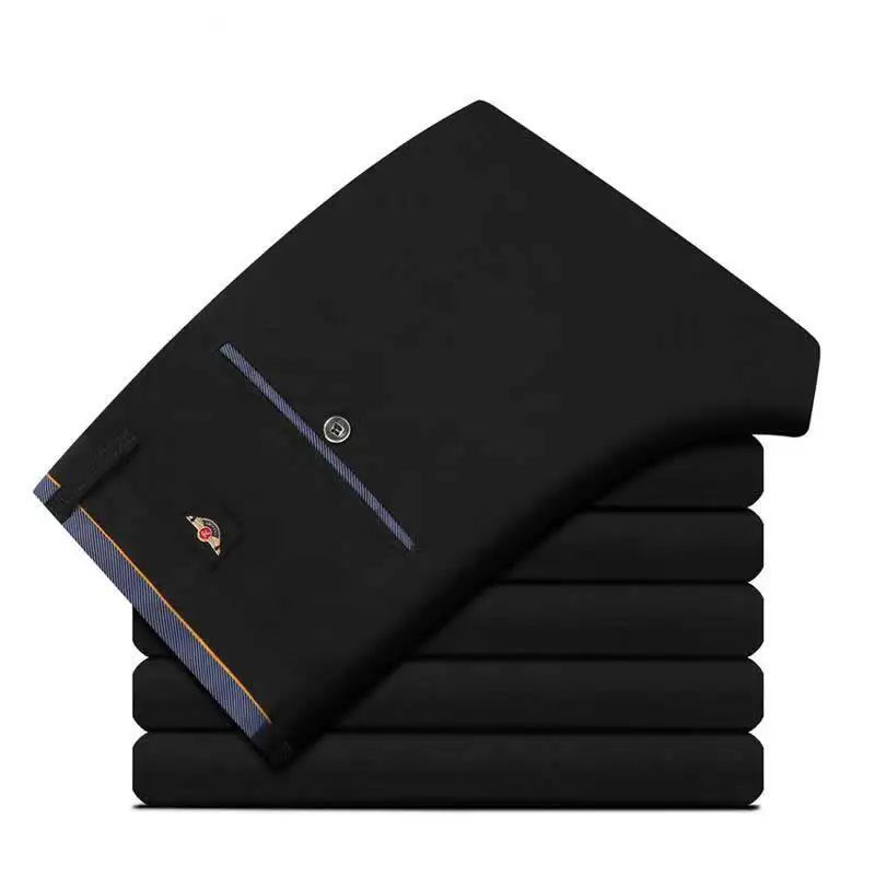 Men's Flat-Front Dress Pants