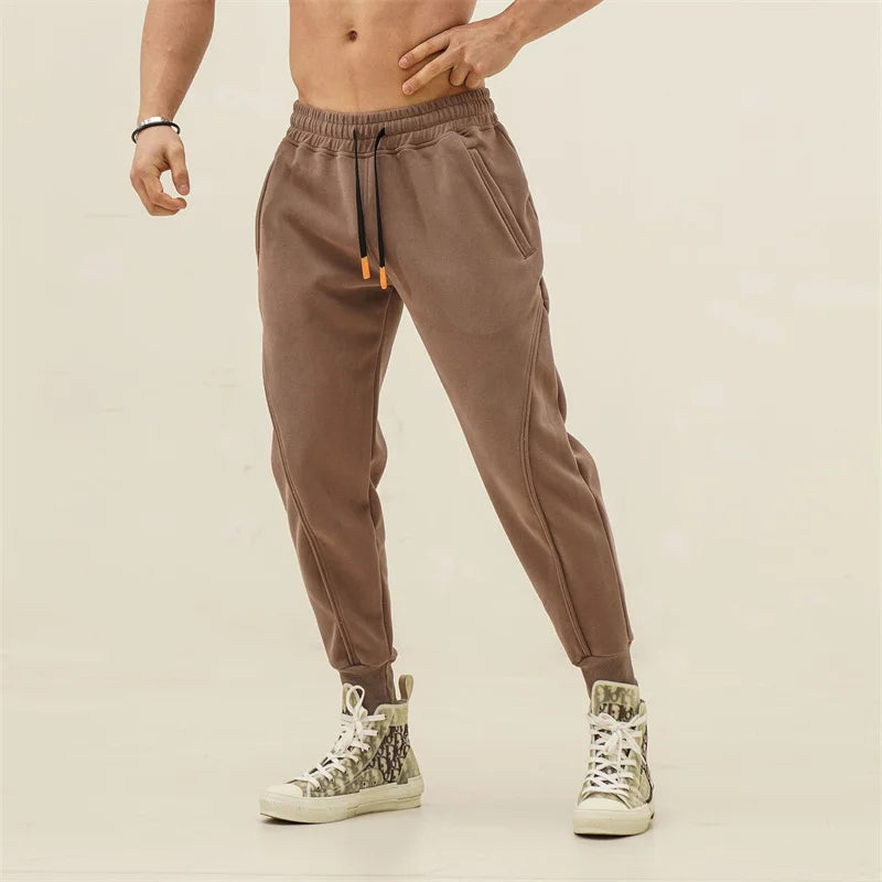 Men's Cotton Cargo Sport Pants – Jogger Sweatpants for Gym & Streetwear