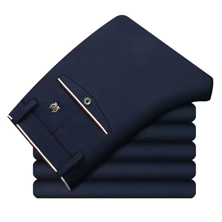 Men's Flat-Front Dress Pants