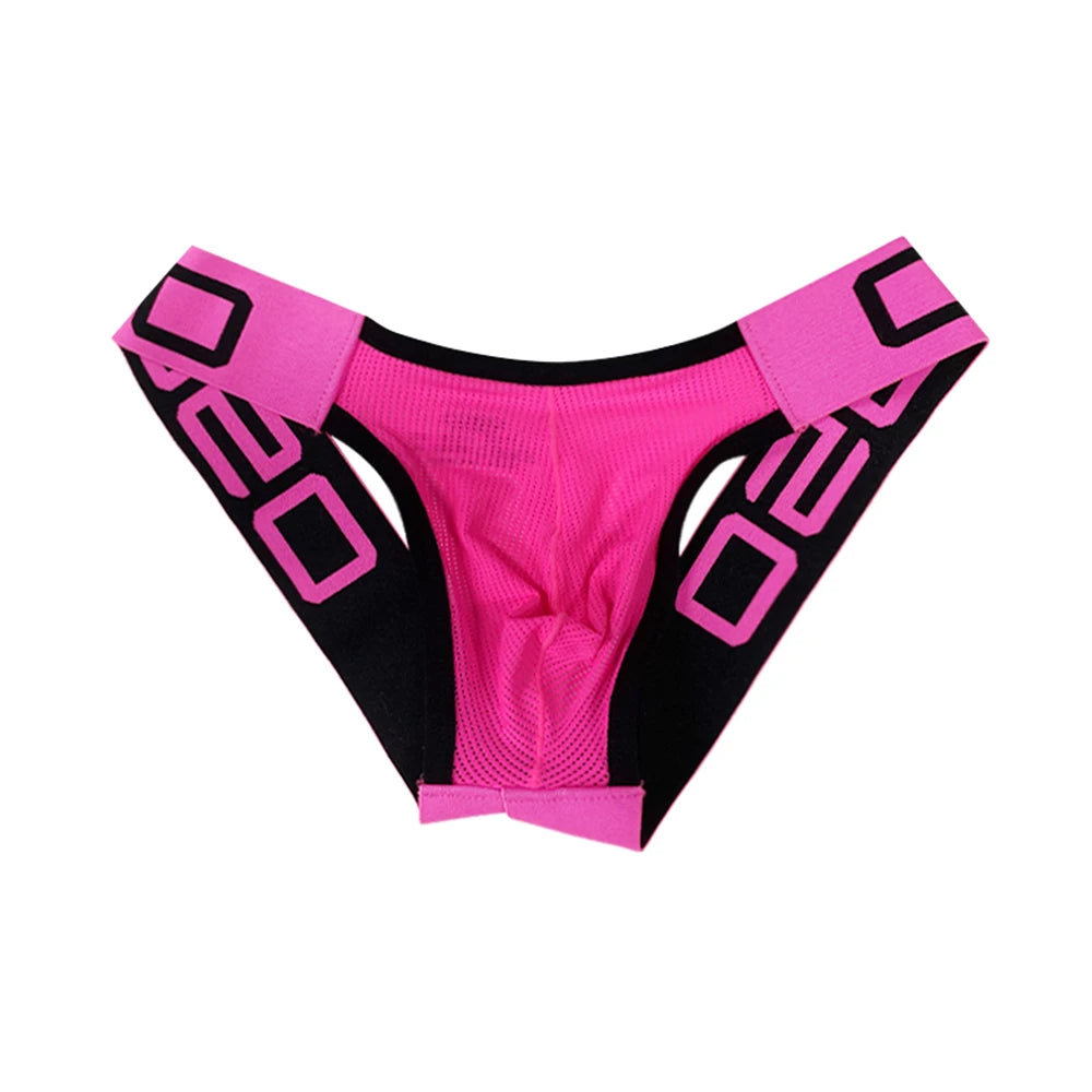 Sissy Thong Men Gay Jockstrap Mesh Sexy Bikini Underwear Breathable Mens Lingerie Underpants G Strings Cueca Tangas Homme Briefs