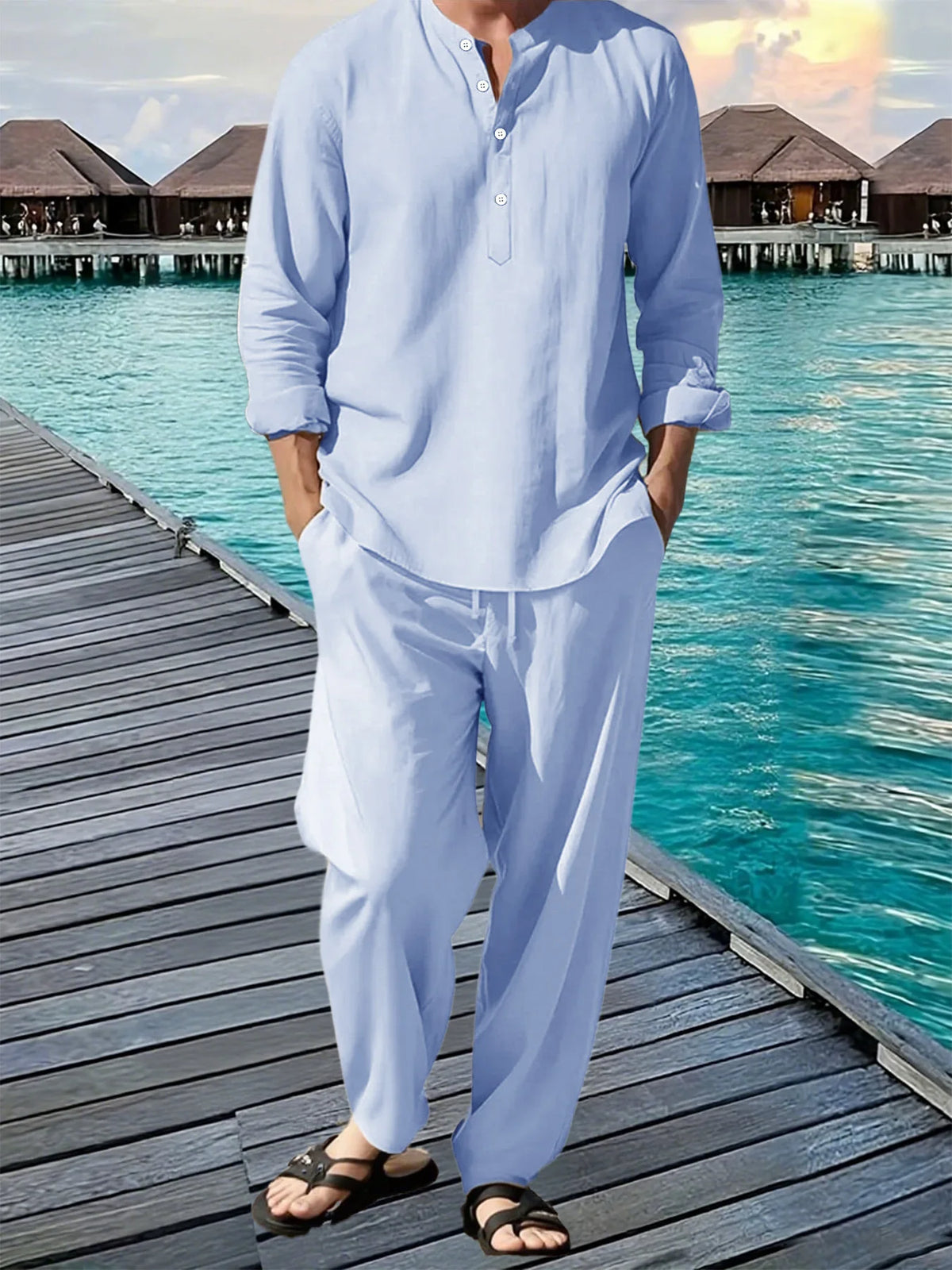 Men's Shirt & Pants Set