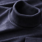Men's Knit Turtleneck Sweater