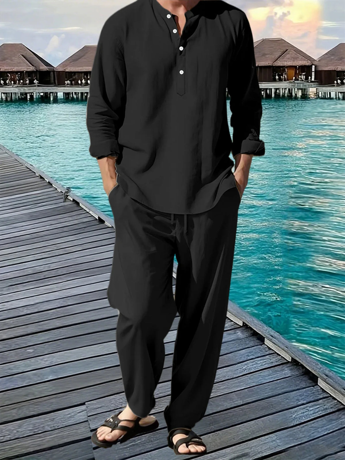 Men's Shirt & Pants Set